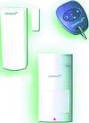 The Omnia system supports wireless motion detectors, door contacts and remote controls